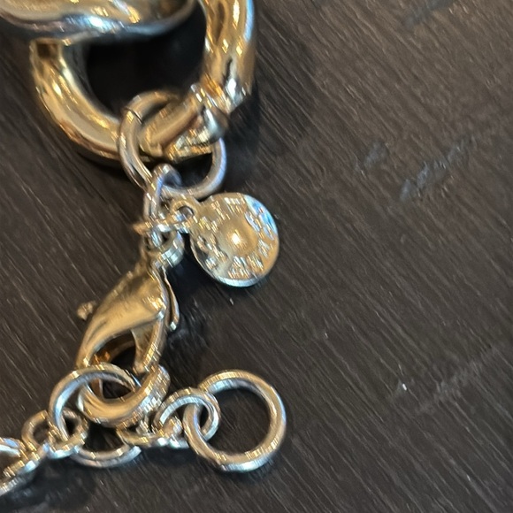 J. Crew Chunky Chain Link Gold Tone Bracelet Statement Piece - Picture 2 of 7